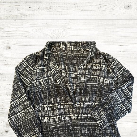 Broadway and Broome 100%Silk Long Sleeve Button Down Dress Small - Picture 2 of 4